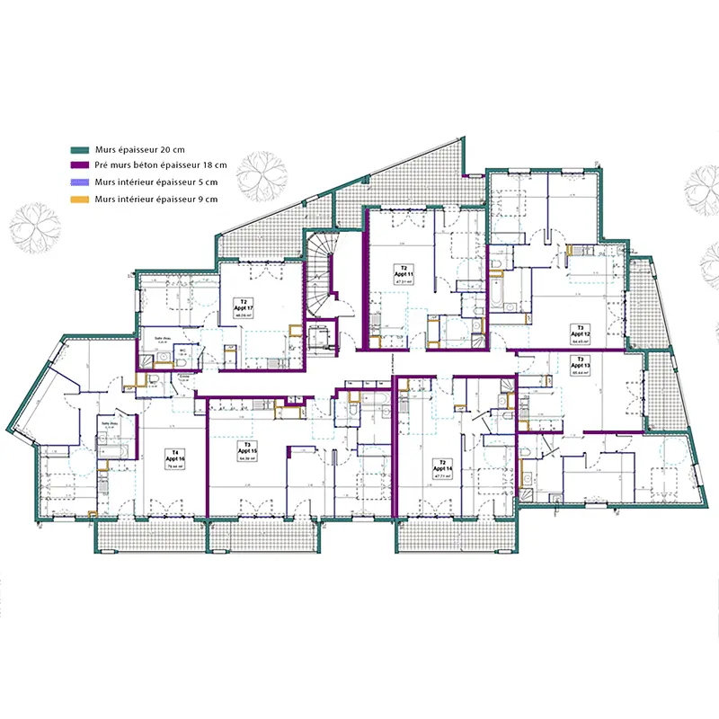 Plan intérieur du projet