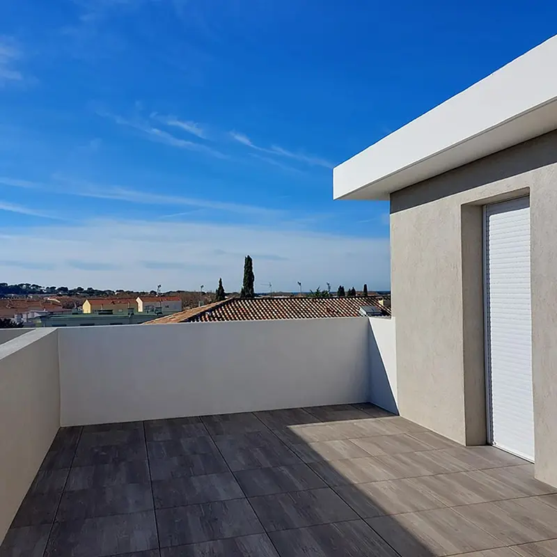 Vue depuis une terrasse