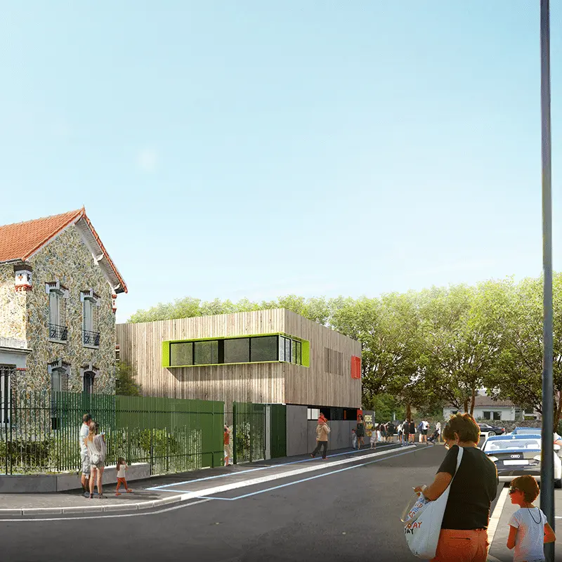 Perspective crèche angle 1-2