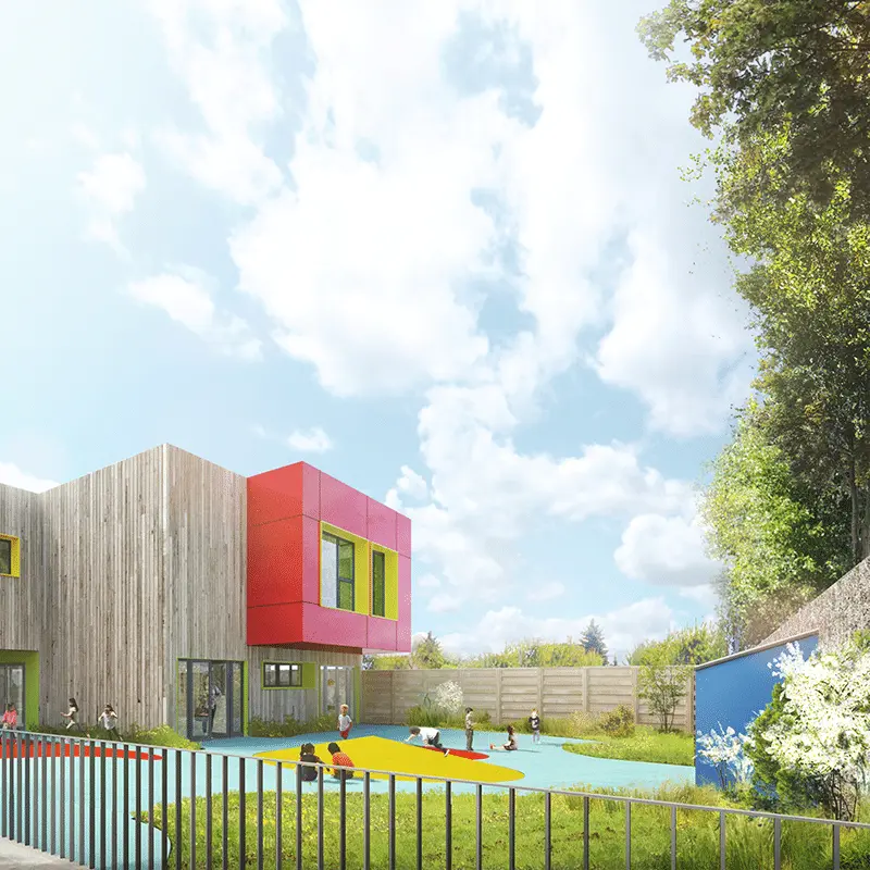 Perspective crèche cour Nord 1-2