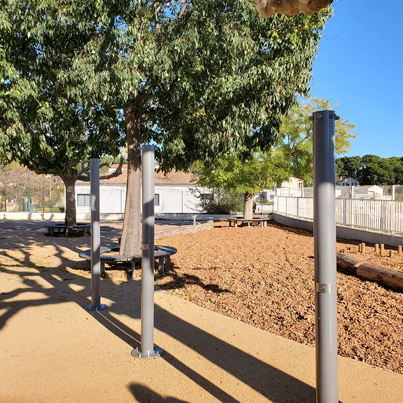 Photographie de la cour d'école - Phase 1-2