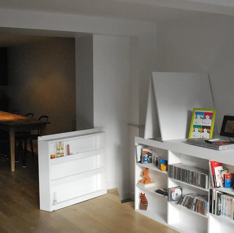 Détal rangement - ouvert